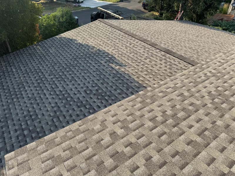 Reroof with water damage